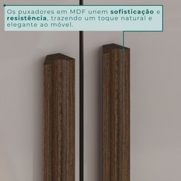 Guarda-roupa Casal 6 Portas 8 Gavetas Florianópolis 100% MDF  - 7
