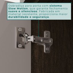 Guarda-roupa Casal 6 Portas 8 Gavetas Florianópolis 100% MDF  - 10