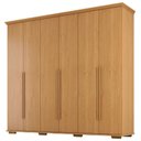 Ver imagem 1 de Guarda Roupa Casal 6 Portas 5 Gavetas Rest 273 cm Cinamomo Zanz