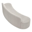 Ver imagem 2 de Sofá 4 Lugares para Sala de Estar Living 230cm Koane D06 Bouclê Creme - Mpozenato