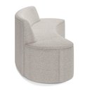Ver imagem 5 de Sofá 4 Lugares para Sala de Estar Living 230cm Koane D06 Bouclê Creme - Mpozenato