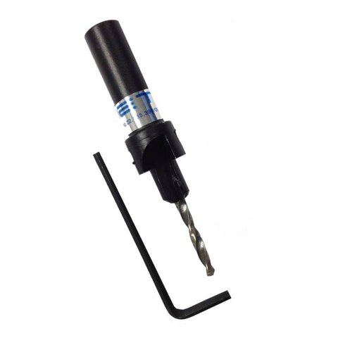 Escareador Cônico para Madeira 4,0x10mm Haste 07mm Metali 01 Unidade