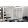 Guarda Roupa Modulado Casal 100% Mdf Branco - 8