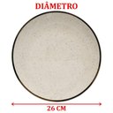 Ver imagem 2 de Kit Jogo Pratos Rasos Jantar 6 Pessoas 6 Peças Unni Brisa