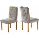 Ver imagem 1 de Cadeiras para Mesa de Jantar Madeira Maciça - Safira - Móveis Mundial