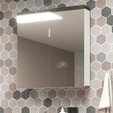 Ver imagem 1 de Armário de Banheiro 70cm 02 Portas Ref 710 Cewal - Branco/portoro