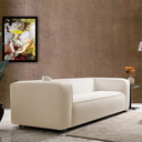 Ver imagem 4 de Sofá Cecília Orgânico 2 Lugares Luxo 160cm Sala de Estar Linho Bege - Incasa Decor