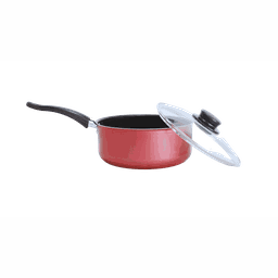 Transforme suas refeições com a Caçarola Antiaderente Nº18 com Tampa de Vidro e Cabo de Baquelite Lu - 2