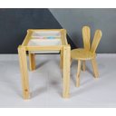 Ver imagem 3 de Kit Mesa Sensorial Tampo + Bandejas + Cadeira Coelho Pinus