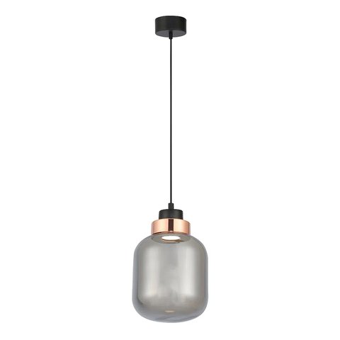 Pendente Fog Preto 25.5cm 10w 3000k - Hc017 - Bella
