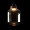 Ver imagem 4 de Pendente Fog Preto 25.5cm 10w 3000k - Hc017 - Bella