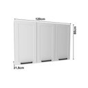 Ver imagem 3 de Armário de Cozinha Modulado Cz-3310 C/ 3 Portas 120cm Branco - Tecno Mobili