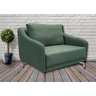 POLTRONA 1 Lugar Revestimento em Linho Sintético - POL004: verde - 3