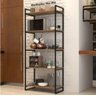 Estante para cozinha compacta moderna estilo industrial 5 prateleiras - 2