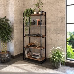 Estante para cozinha compacta moderna estilo industrial 5 prateleiras - 6