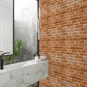 Ver imagem 3 de Papel de Parede Adesivo Tijolo Aparente Lavável Fosco 3m