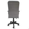 Cadeira Presidente Ergonômica Cinza-claro Nr17 Executiva Giratória Confortável Costura Esteirinha - 4