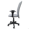 Cadeira Presidente Ergonômica Cinza-claro Nr17 Executiva Giratória Confortável Costura Esteirinha - 3