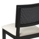 Ver imagem 4 de Cadeira Íris Tecido 03 Tela Preta Cor Preta