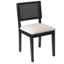 Ver imagem 1 de Cadeira Íris Tecido 03 Tela Preta Cor Preta