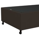 Ver imagem 5 de Base para Cama Box Solteiro 88x188cm Hit I02 Suede Marrom - Mpozenato