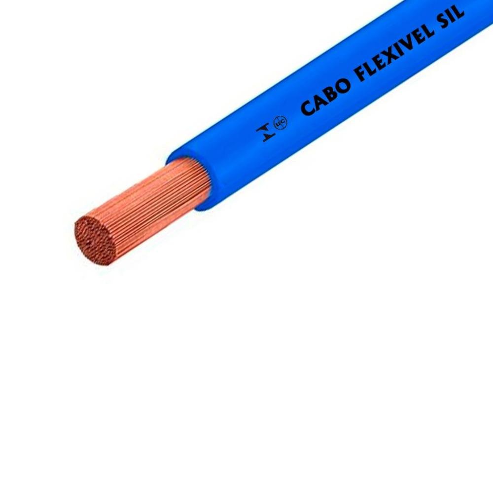 Cabo Flexível Sil 4mm com 50 Metros Azul - 2