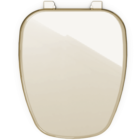 Assento Tampa para Vaso Sanitário Almofadado Compatível Monte Carlo Bege Durín