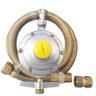 regulador 2kg 506-10 rosca 1/2 mang tubo fogão embutir 1 mt - 1