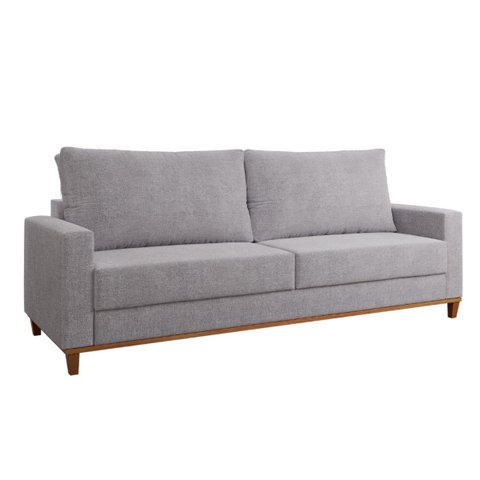 Estofado Living 4 Lugares 2,2m Columbia Linhão Juta - Casa Giulia