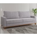 Ver imagem 3 de Estofado Living 4 Lugares 2,2m Columbia Linhão Juta - Casa Giulia
