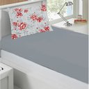 Ver imagem 3 de Jogo Cama Solteiro Basic Rolinho 2 Peças 100% Malha Algodão Estampa:Tainara Vermelho