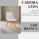 Ver imagem 6 de Mesa Compacta Tampo em MDF Tx 90cm & Cadeiras Leda Almofadas Ergônomicas