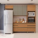 Ver imagem 1 de Cozinha Completa Modulada 7 Peças 270cm Maxxi Canela Kappesberg