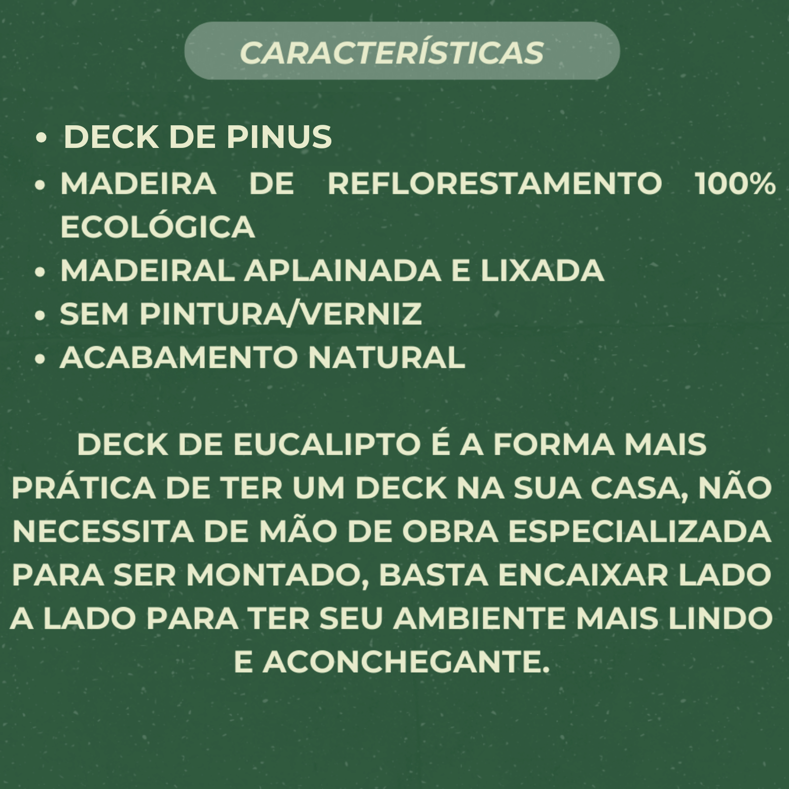 Kit 4 Deck Madeira Modular 30x30 Natural Área Interna Pinus - 8