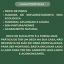 Ver mais imagens de Kit 4 Deck Madeira Modular 30x30 Natural Área Interna Pinus