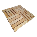 Ver imagem 1 de Kit 4 Deck Madeira Modular 30x30 Natural Área Interna Pinus