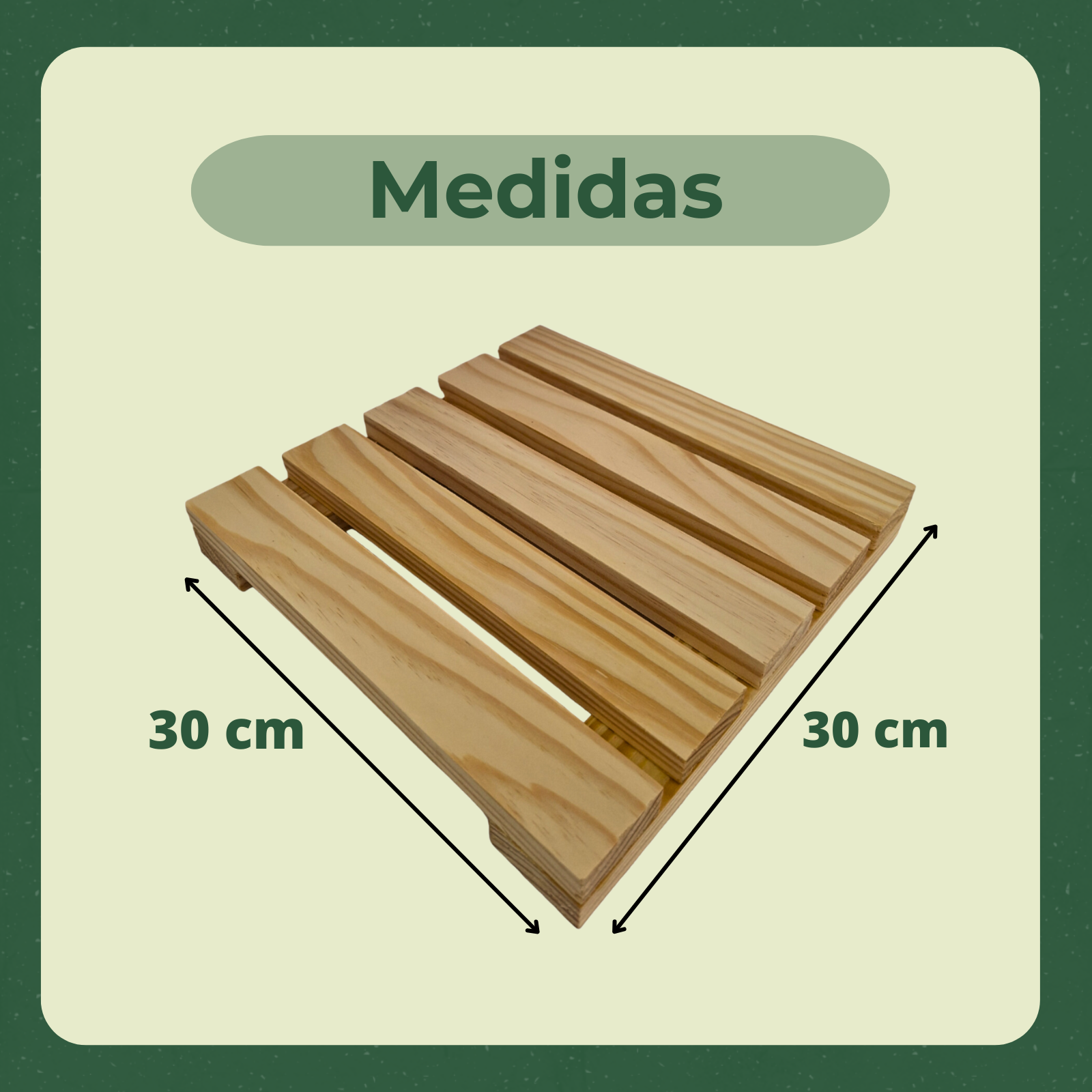 Kit 4 Deck Madeira Modular 30x30 Natural Área Interna Pinus - 6