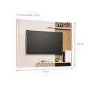 Ver imagem 3 de Suporte para Tv 50 Polegadas Lissone Off White Ripado
