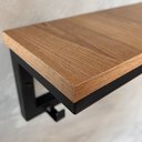 Ver imagem 5 de Suporte Prateleira Organizador Industrial Ferro Mdf