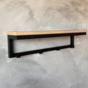 Ver imagem 7 de Suporte Prateleira Organizador Industrial Ferro Mdf