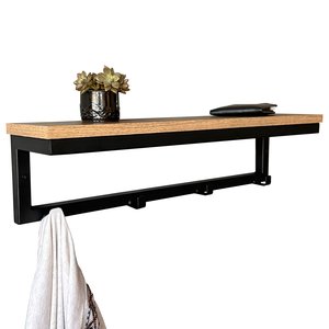 Suporte Prateleira Organizador Industrial Ferro Mdf