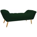 Ver imagem 4 de Kit Cabeceira 90 cm Suede + Calçadeira Madrid Verde