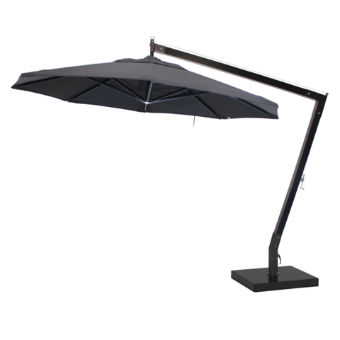 Ombrelone Std Lateral Plus 3.0 Alumínio 12.0.042 + Inox Cor: Preto