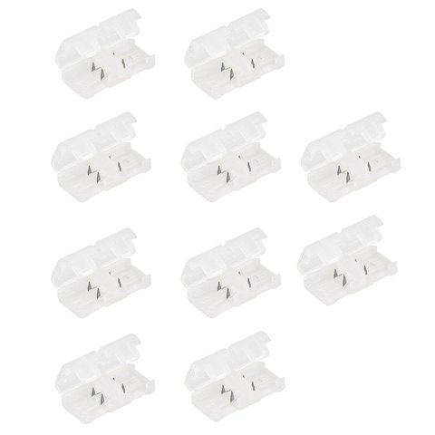 Conector Emenda para Fita de Led Kit 10 Unidades Casa Loja Ambiente Externo Interno Decoraçao Ambien
