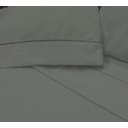Ver imagem 3 de Jogo de Cama Lençol 400 Fios King P. Palito 4 Pçs Prata Casa Dona
