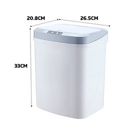Lixeira 15 Litros Sensor Automática Banheiro Cozinha Lixo Inteligente - 3