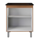 Ver imagem 3 de Balcão Cooktop 5 Bocas com 2 Portas Jade Savana/preto - Moblis