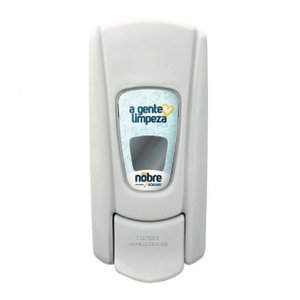 Dispenser Sabonete Liq./alcool Gel 800ml Branco City - Nobre