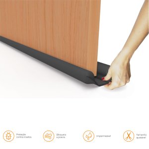 Veda Porta Rolinho Comfort Door 80cm - Chumbo
