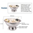 Ver imagem 3 de Champanheira Grande de Aço Inox 8 Litros com Base Coletora de Água Balde de Gelo Gigante Festa Bar